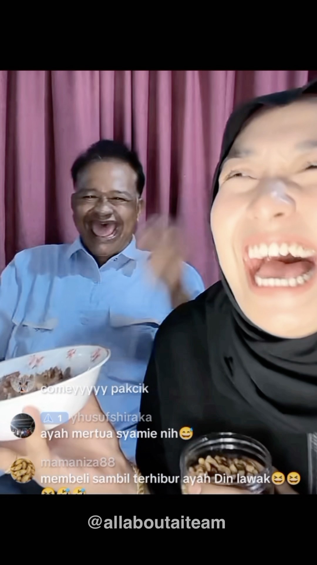 Masuk Air + Sempoi Teruk La Pakcik Baharuddin Ni! Patut Kakdah Camtu Jugak Pon ? #aifaridah #aiteam